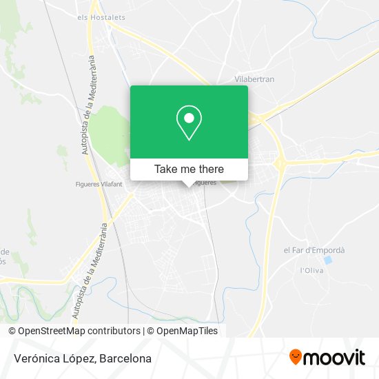 Verónica López map