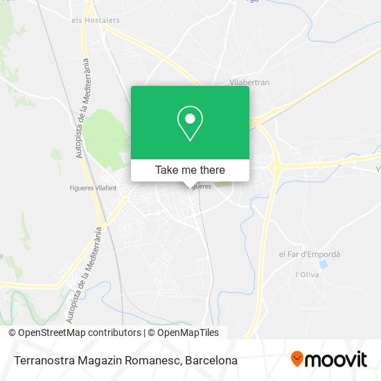 Terranostra Magazin Romanesc map