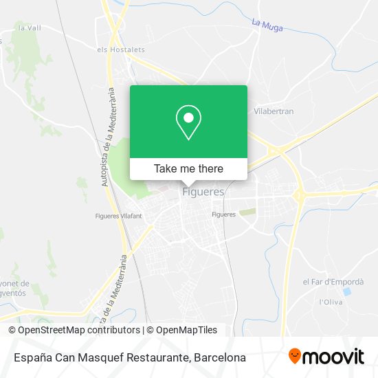 España Can Masquef Restaurante map