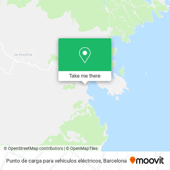 Punto de carga para vehículos eléctricos map