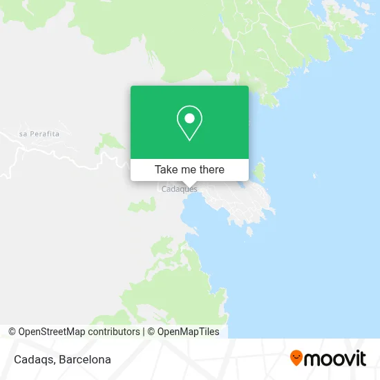 Cadaqs map