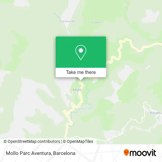 Mollo Parc Aventura map