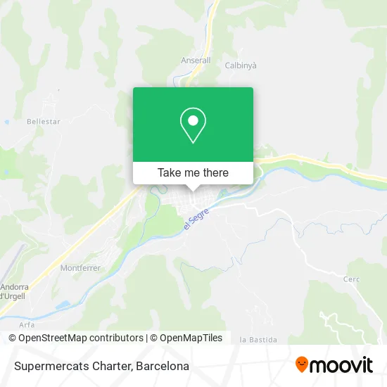 Supermercats Charter map