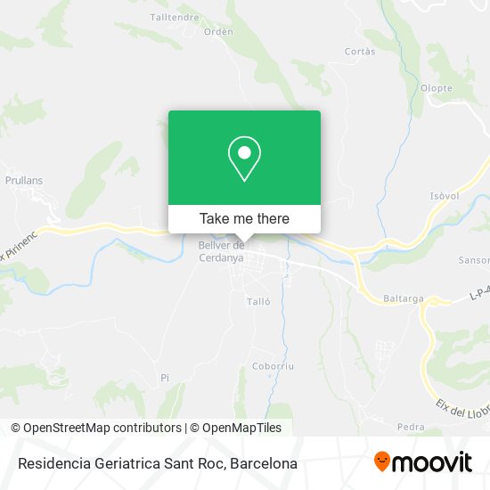 Residencia Geriatrica Sant Roc map