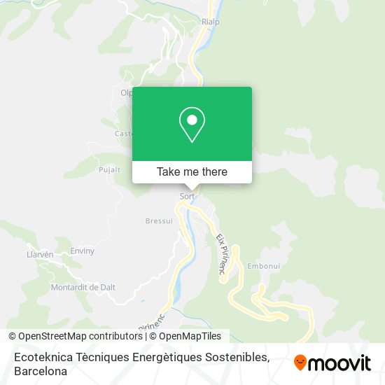 mapa Ecoteknica Tècniques Energètiques Sostenibles