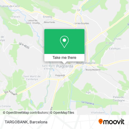 mapa TARGOBANK