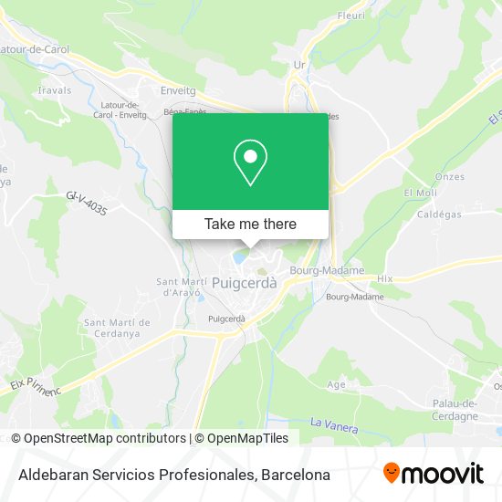 Aldebaran Servicios Profesionales map