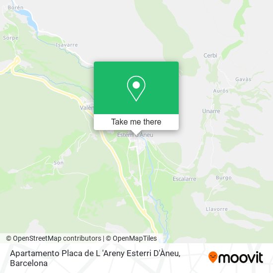 Apartamento Placa de L 'Areny Esterri D'Àneu map