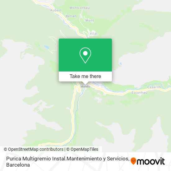 Purica Multigremio Instal.Mantenimiento y Servicios map