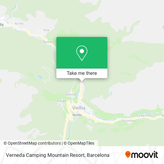 Verneda Camping Mountain Resort map