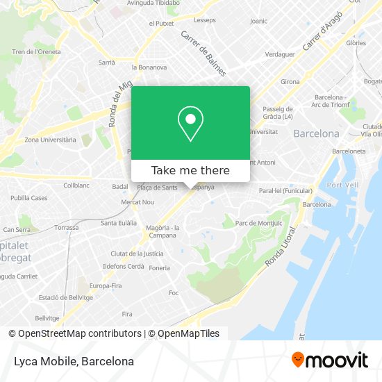 Lyca Mobile map