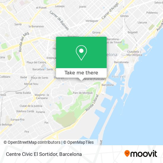 Centre Cívic El Sortidor map