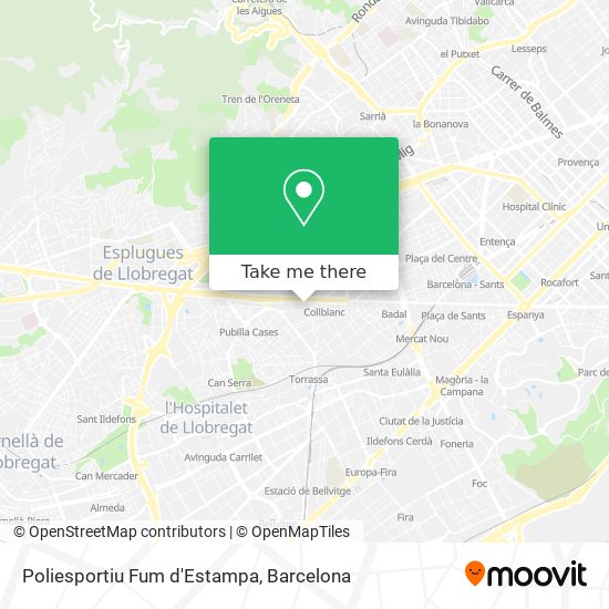 Poliesportiu Fum d'Estampa map