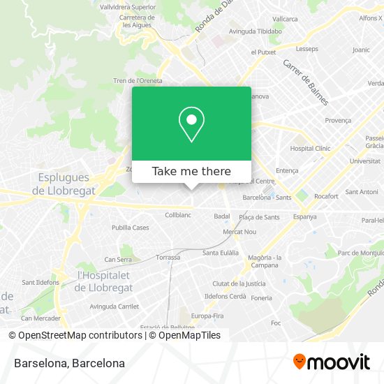 Barselona map