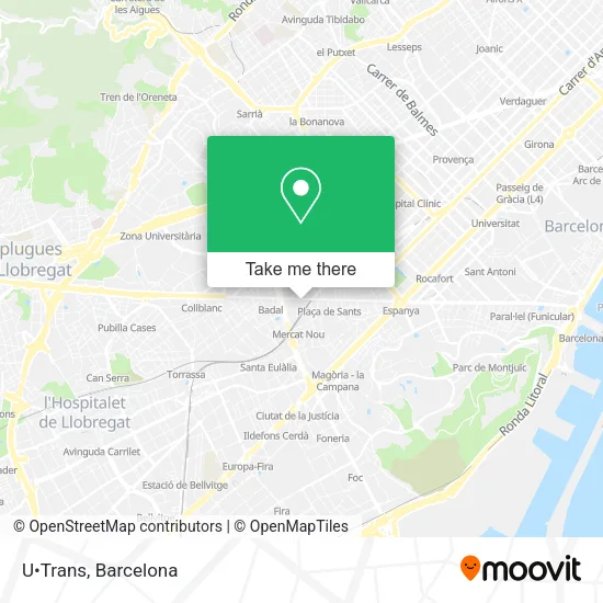 U•Trans map