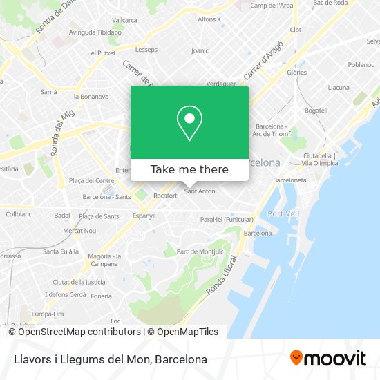 Llavors i Llegums del Mon map