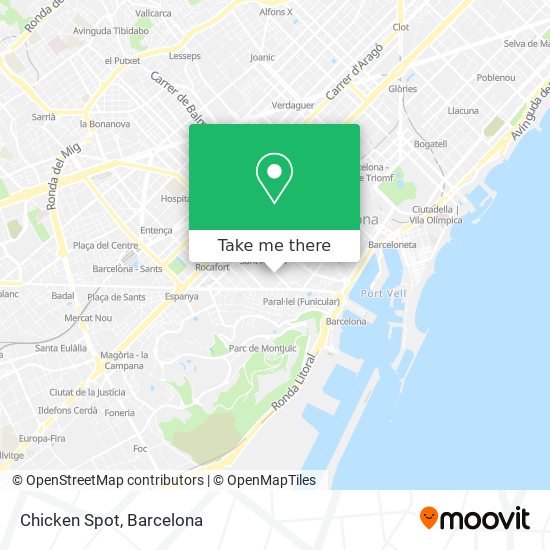 Chicken Spot map