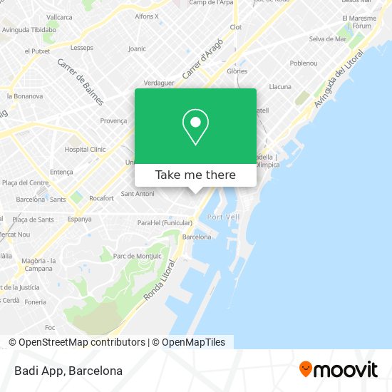 Badi App map