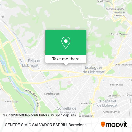 CENTRE CIVIC SALVADOR ESPRIU map
