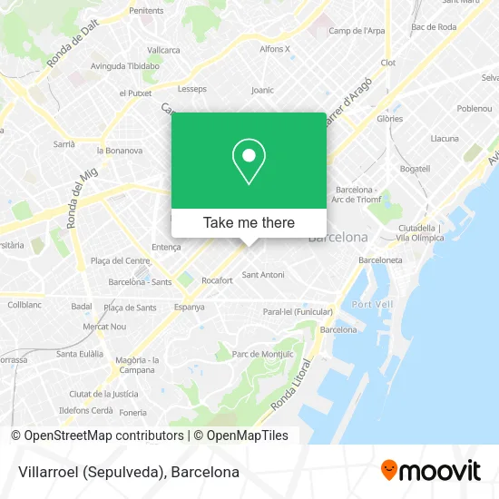 Villarroel (Sepulveda) map