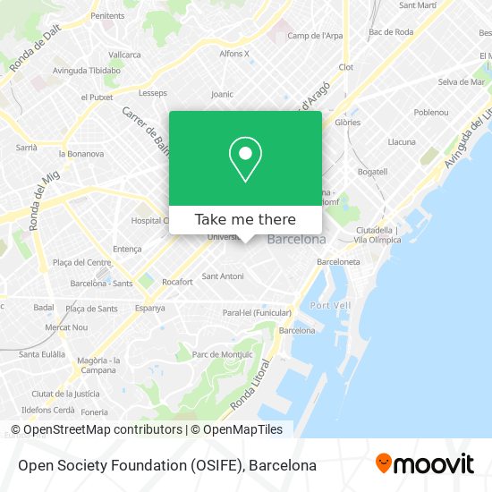 Open Society Foundation (OSIFE) map
