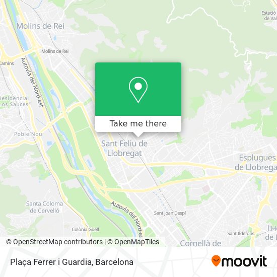 Plaça Ferrer i Guardia map