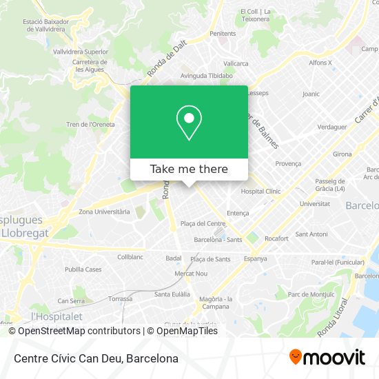 Centre Cívic Can Deu map