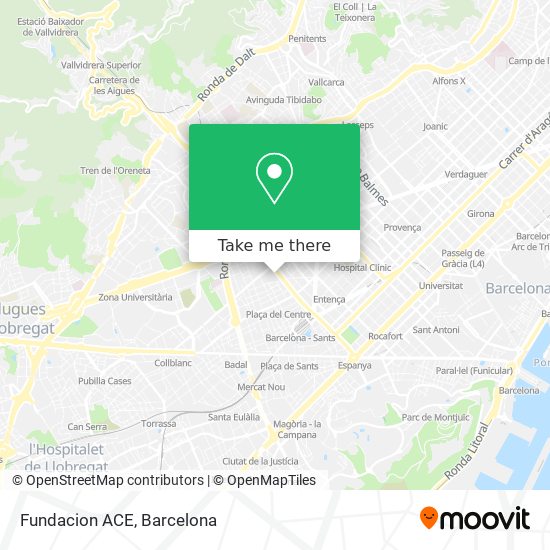 mapa Fundacion ACE