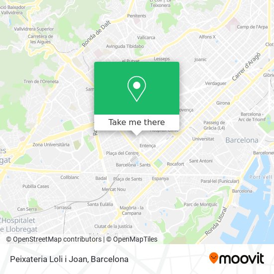Peixateria Loli i Joan map