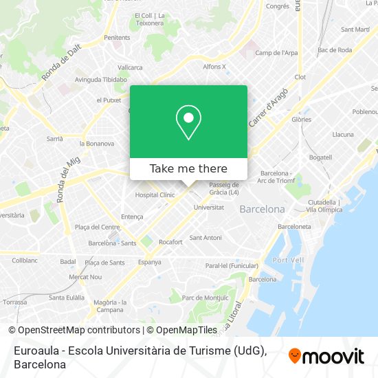 Euroaula - Escola Universitària de Turisme (UdG) map