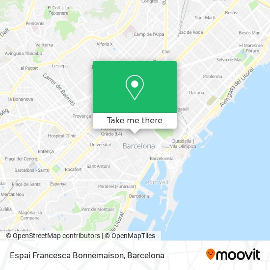 Espai Francesca Bonnemaison map