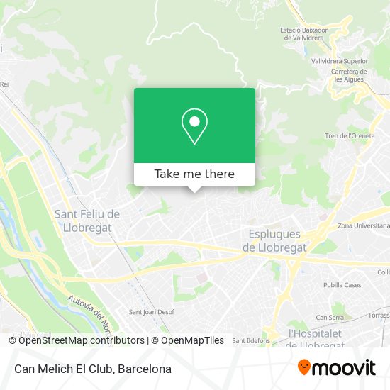 Can Melich El Club map