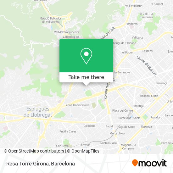 mapa Resa Torre Girona