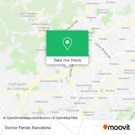 mapa Doctor Ferran