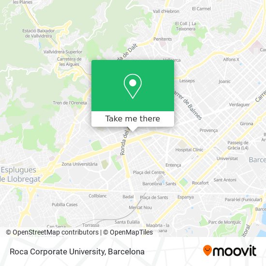 Roca Corporate University map