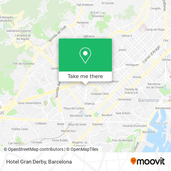 Hotel Gran Derby map