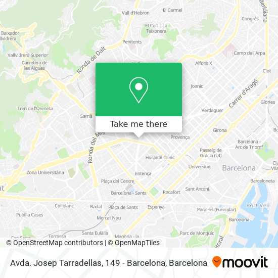 Avda. Josep Tarradellas, 149 - Barcelona map