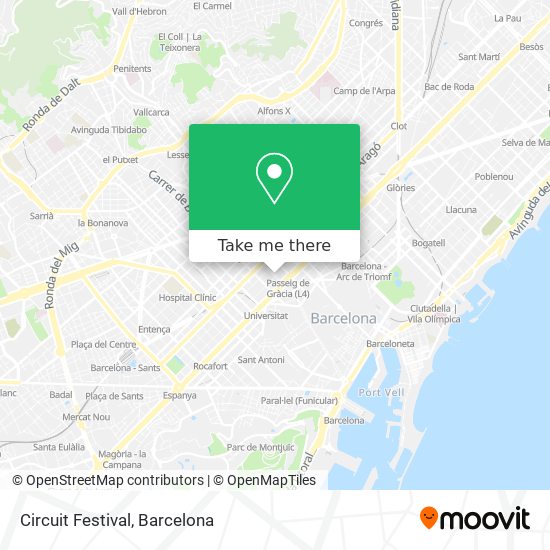 mapa Circuit Festival