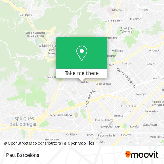 Pau map