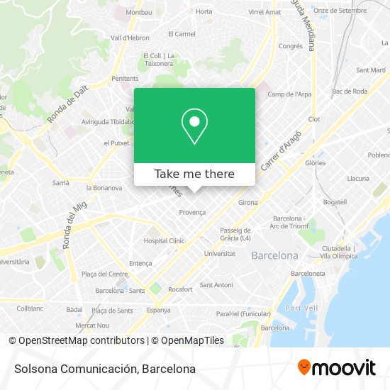Solsona Comunicación map