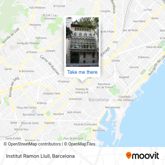 Institut Ramon Llull map