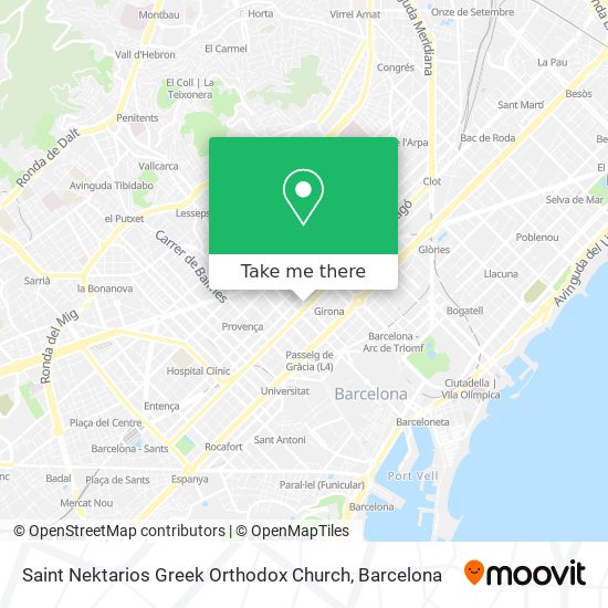 Saint Nektarios Greek Orthodox Church map