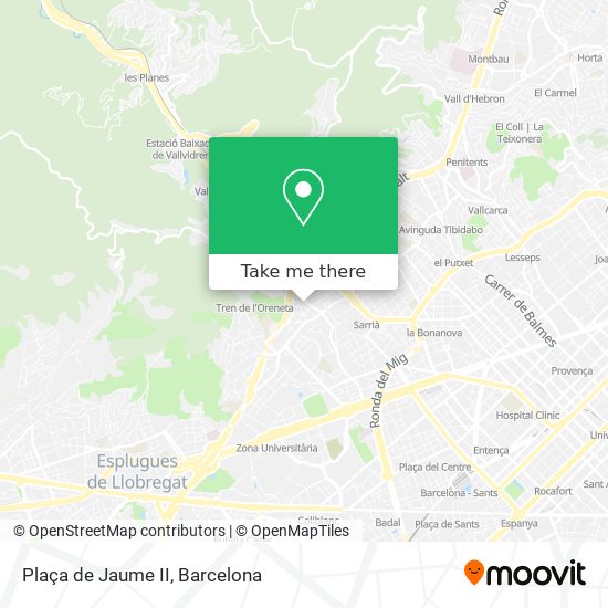 Plaça de Jaume II map
