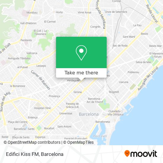 Edifici Kiss FM map