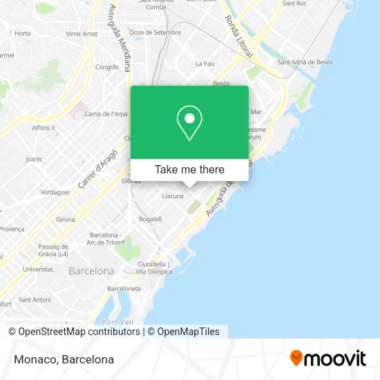 Monaco map
