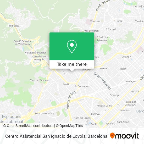 Centro Asistencial San Ignacio de Loyola map