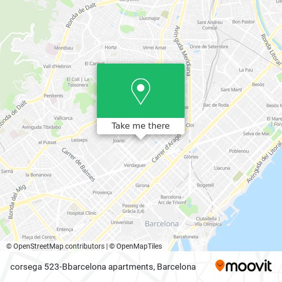 mapa corsega 523-Bbarcelona apartments