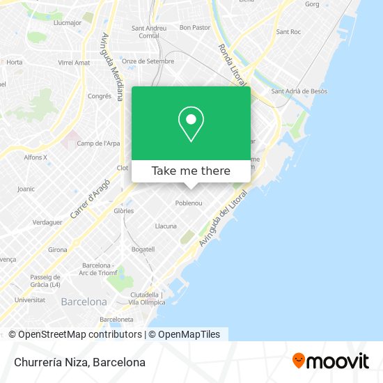 Churrería Niza map