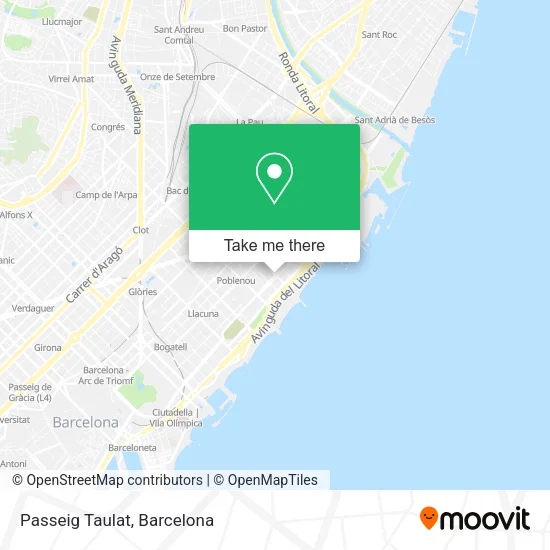 Passeig Taulat map