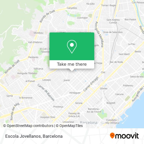 Escola Jovellanos map